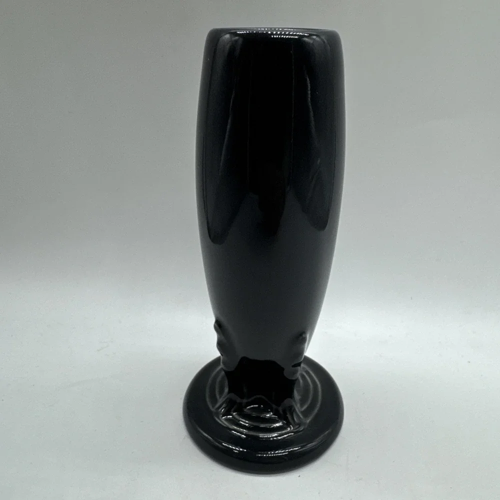 Fiesta Bud Vase Slate Gray Retired Ceramic 6 Inch Flower Vase